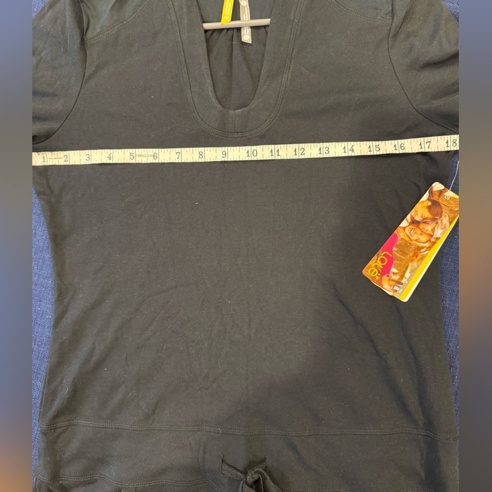 Lolë Black Short Sleeve Dress size Medium - Picture 10 of 10